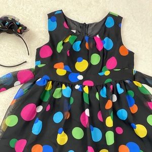 Iris & Ivy Black Dress with J. Crew Headband